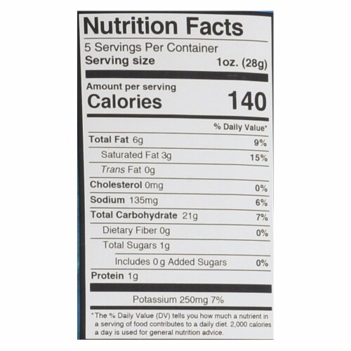 Barnana® Organic Sea Salt and Vinegar Ridged Plantain Chips Perspective: top
