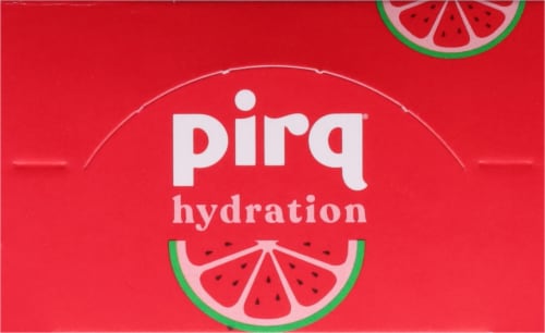 Pirq® Watermelon Electrolyte + Curcumin Drink Mix Packets Perspective: top