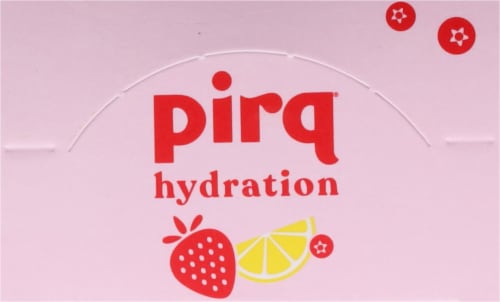 Pirq® Fruit Punch Electrolyte and Curcumin Dink Mix Packets Perspective: top