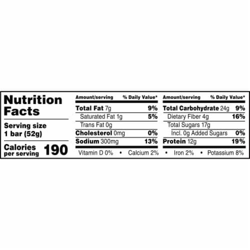 RXBAR® Peanut Butter Protein Bar Perspective: top
