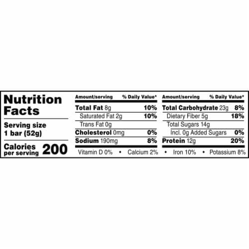 RXBAR Chocolate Sea Salt Protein Bar Perspective: top