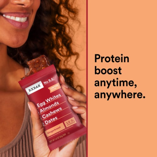 RXBAR Gingerbread Protein Bars Perspective: top