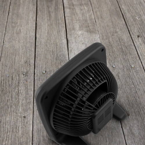 Air Monster Colors 7-Inch Personal Box Fan - Black Perspective: top