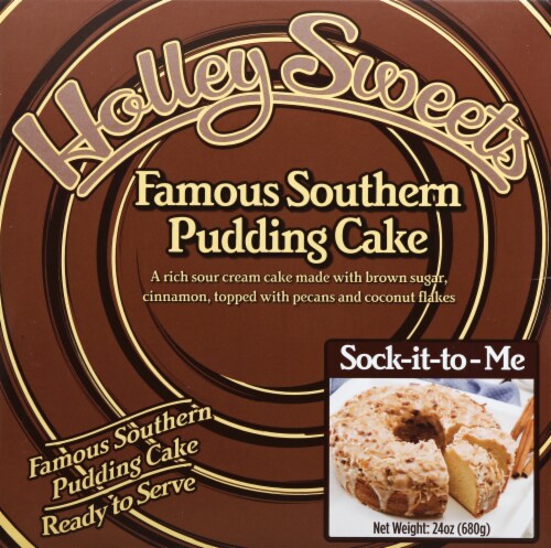 Holley Sweets Sock-it-to-Me Frozen Pudding Cake Perspective: top