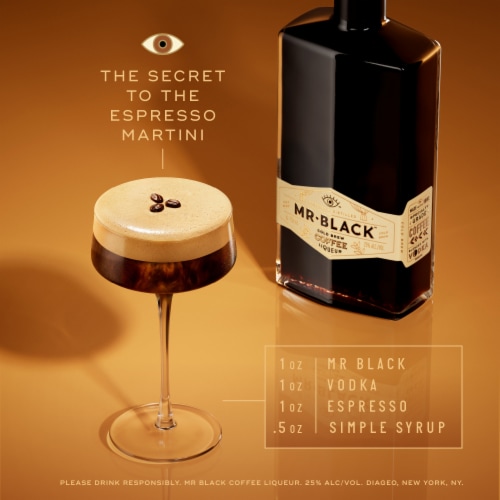 Mr Black Liqueur Cold Brew Coffee Perspective: top