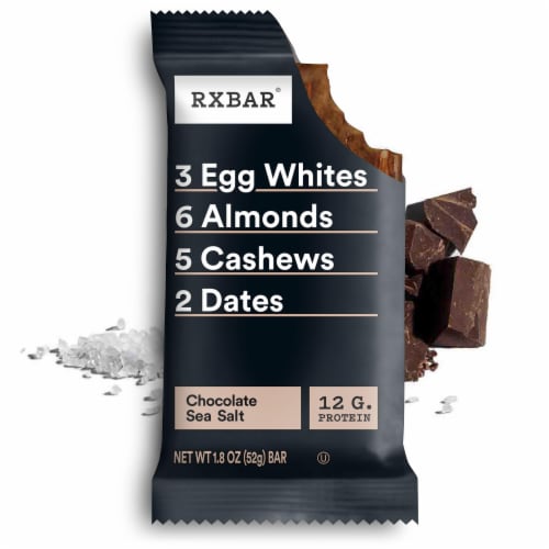 RXBAR Chocolate Sea Salt Protein Bars Perspective: top