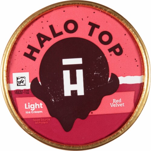 Halo Top® Red Velvet Light Ice Cream Perspective: top
