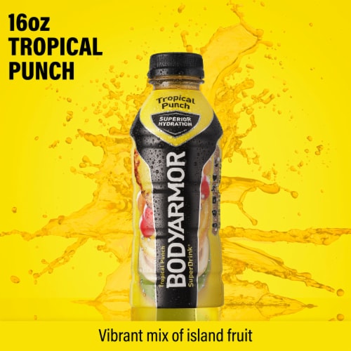 BODYARMOR SuperDrink Tropical Punch Sports Drink Perspective: top