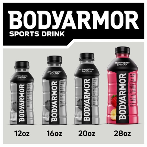 BODYARMOR® Sports Drink Fruit Punch Bottle Perspective: top