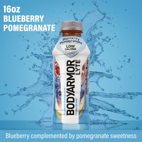 BODYARMOR® Lyte Blueberry Pomegranate Sports Drink Bottle Perspective: top