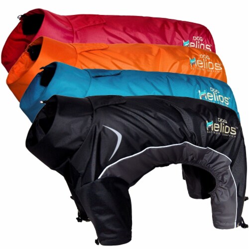 Dog Helios Blizzard Full-Bodied Adjustable and 3M Reflective Dog Jacket Perspective: top