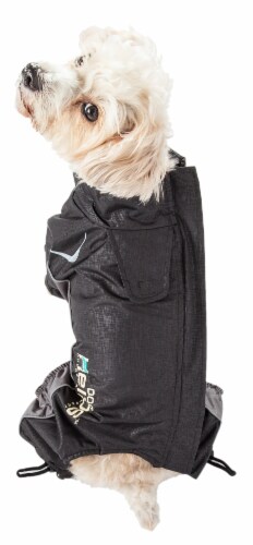 Dog Helios Blizzard Full-Bodied Adjustable and 3M Reflective Dog Jacket Perspective: top