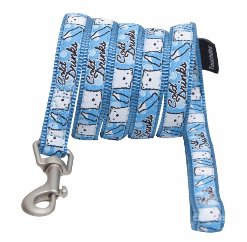 Touchdog Caliber Designer Embroidered Fashion Pet Dog Leash And Harness Combination Perspective: top