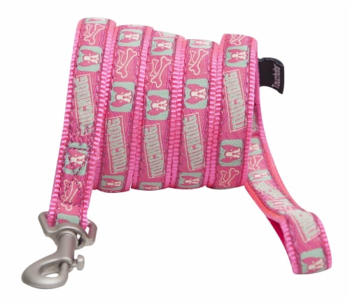 Touchdog Caliber Designer Embroidered Fashion Pet Dog Leash And Collar Combination Perspective: top