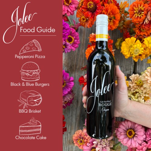 Del Rio Vineyard Estate Jolee Rouge Lush Red Blend Wine Perspective: top