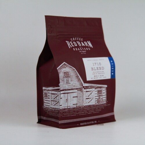 Red Barn Coffee Roasters 12oz 1715 Blend Whole Bean Coffee Perspective: top
