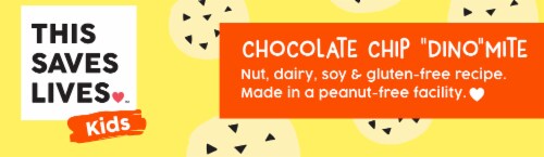 This Saves Lives Kids Chocolate Chip Dino-Mite Bars Perspective: top