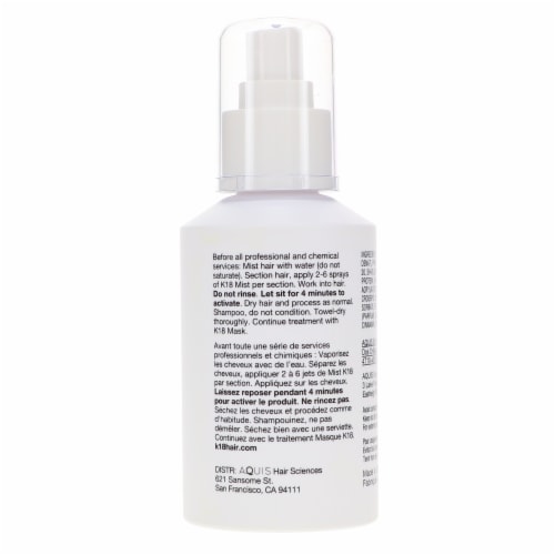 K18 Professional Molecular Repair Mist 5 oz Perspective: top