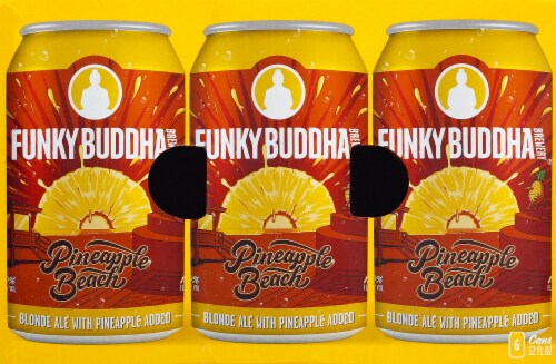 Funky Buddha Brewery® Pineapple Beach Blonde Ale Perspective: top