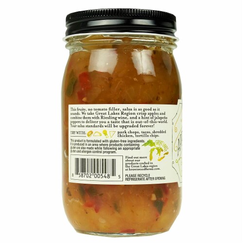 Apple Salsa 17oz. Perspective: top