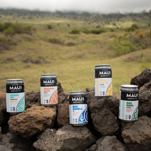 Maui Brewing Co. Big Swell IPA Craft Beer Perspective: top