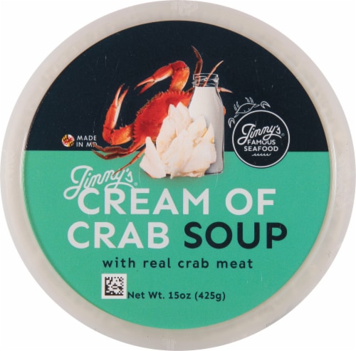 Jimmy's® Famous Seafood Cream of Crab Soup Perspective: top