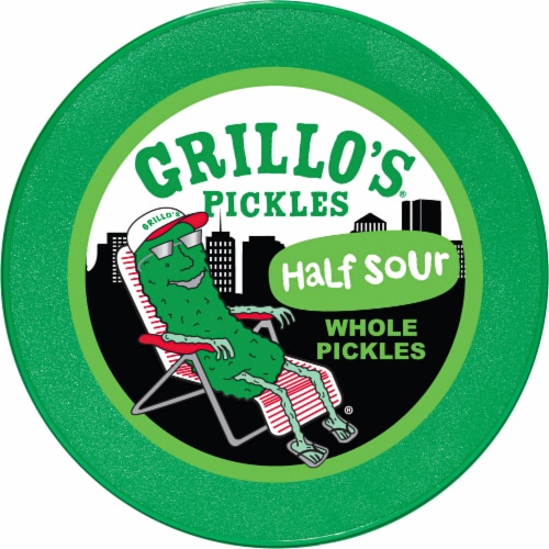 Grillo's Pickles® Half Sours Whole Pickles Perspective: top