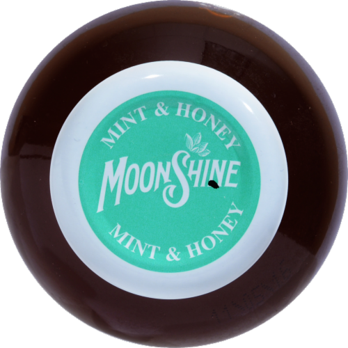 Moonshine® Mint & Honey Sweet Iced Tea Bottle Perspective: top