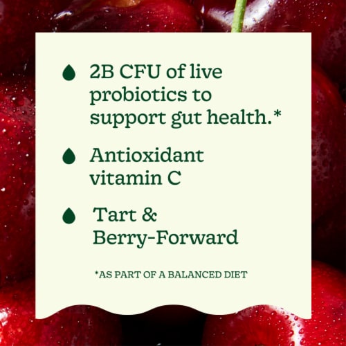 Suja Organic Gut Health Berry Lemon Cold Pressed Juice Perspective: top