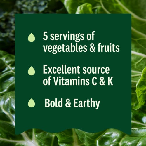 Suja Organic Uber Greens Cold Pressed Juice Drink Perspective: top