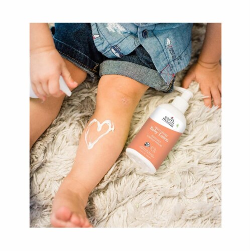 Earth Mama® Sweet Orange Baby Lotion Perspective: top