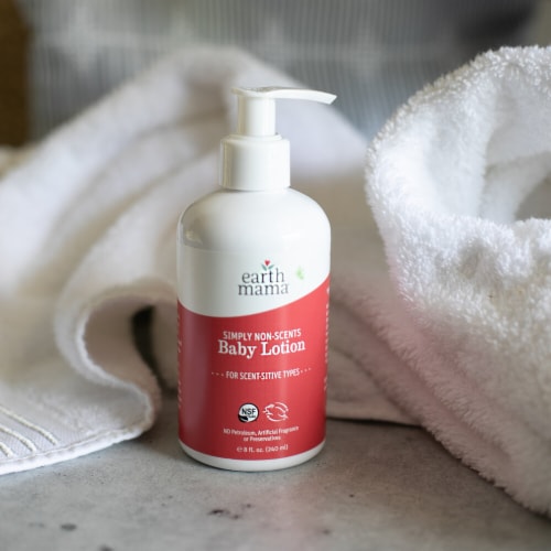 Earth Mama® Simply Non-Scents Baby Lotion Perspective: top