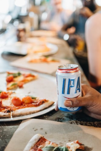 Good People Brewing Company IPA Perspective: top