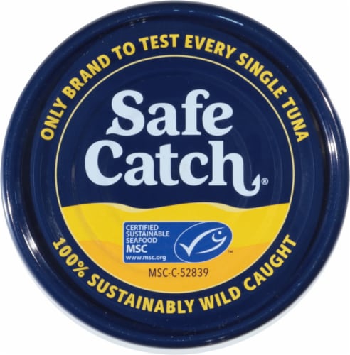 Safe Catch Ahi Wild Yellowfish Canned Tuna Perspective: top