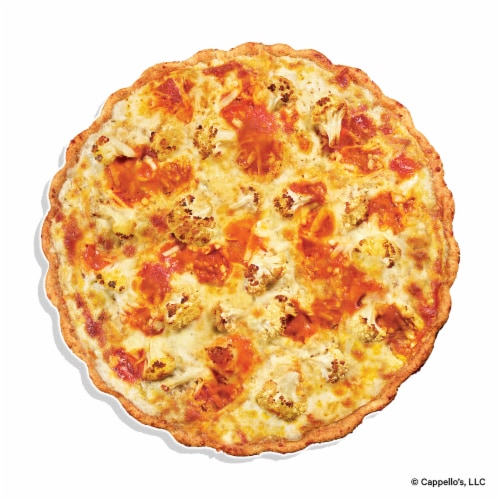 Cappello's Keto Buffalo Ranch Pizza Perspective: top