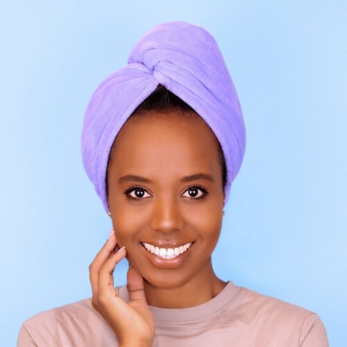 Sleek e Microfiber Hair Wrap Turbans for Wet Hair Drying Hair Towel 1 Pack Harris Teeter