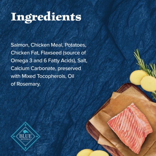Blue Buffalo Wilderness Trail Treats High Protein Salmon Recipe Crunchy Dog Treats Biscuits Perspective: top