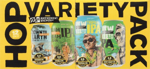 21st Amendment® Hop Variety Pack Perspective: top