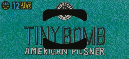 Wiseacre Brewing Co. Tiny Bomb American Pilsner Perspective: top