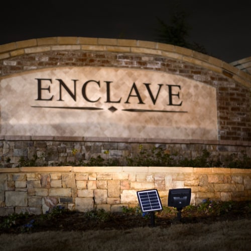 Gama Sonic Solar Flood Light with Warm White LEDs Perspective: top