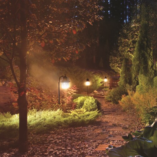 Solar Garden Light Shepherd Hook Perspective: top