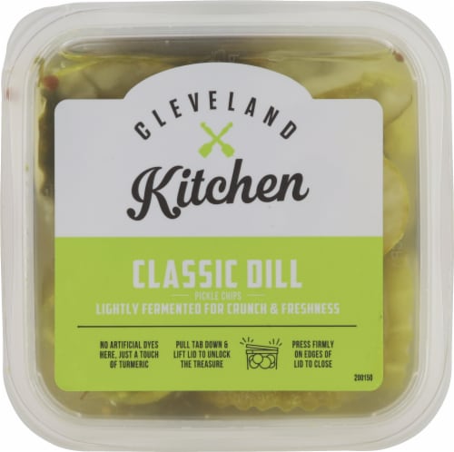 Cleveland Kitchen Classic Dill Pickle Chips Perspective: top