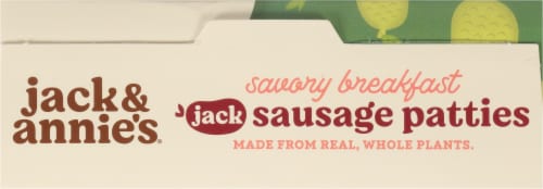 jack & annie's™ Savory Breakfast Jackfruit Sausage Patties Perspective: top