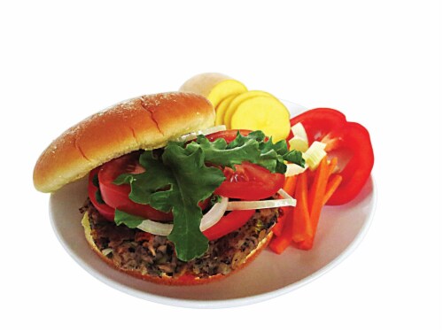 Vegan Burger (9 Patties) - Veggie Six Perspective: top