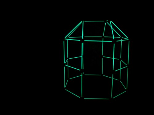 Funphix Glow in The Dark Building Fort Perspective: top