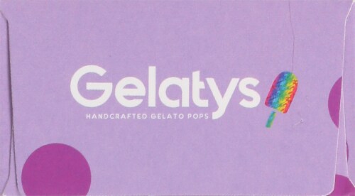 Gelaty's Yogurt Bluberry Gelato Bar Perspective: top