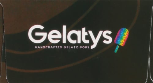 Gelaty's® Chocolate Volcano Gelato Bar Perspective: top