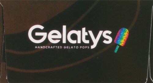 Gelaty's® Chocolate Volcano Gelato Bar Perspective: top