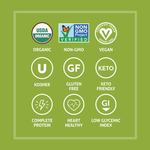 Organic Bean Pasta Variety Pack - Soy, Edamame, & Black Bean Spaghetti / Fettuccine (6 Pack) Perspective: top