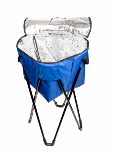 20 lb Capacity Insulated Chest Cooler with Stand and Carry Bag Perspective: top